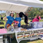 Volunteers at Napanee Pride table